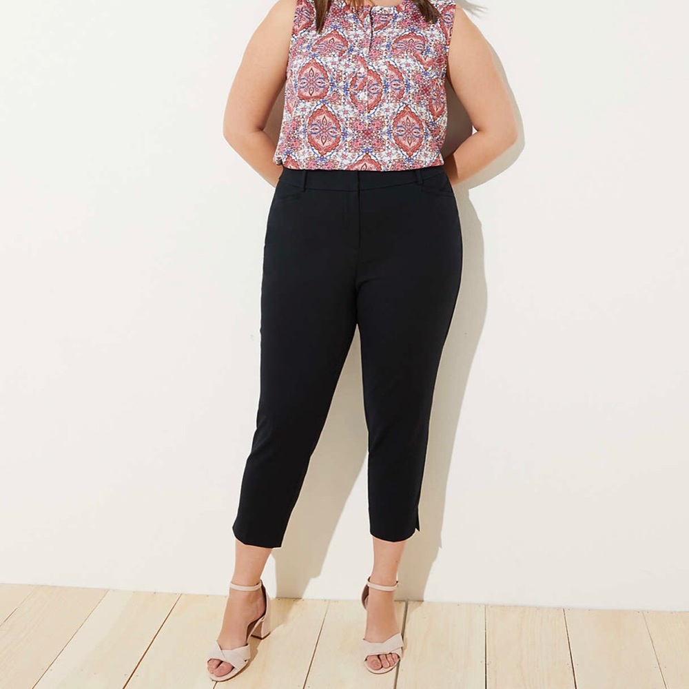 LOFT Plus High Waist Riviera Pants